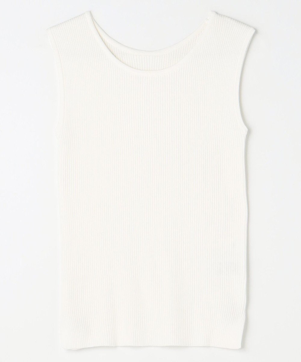 ANY L 【2SET】シアーロゴニット×タンクトップセット 