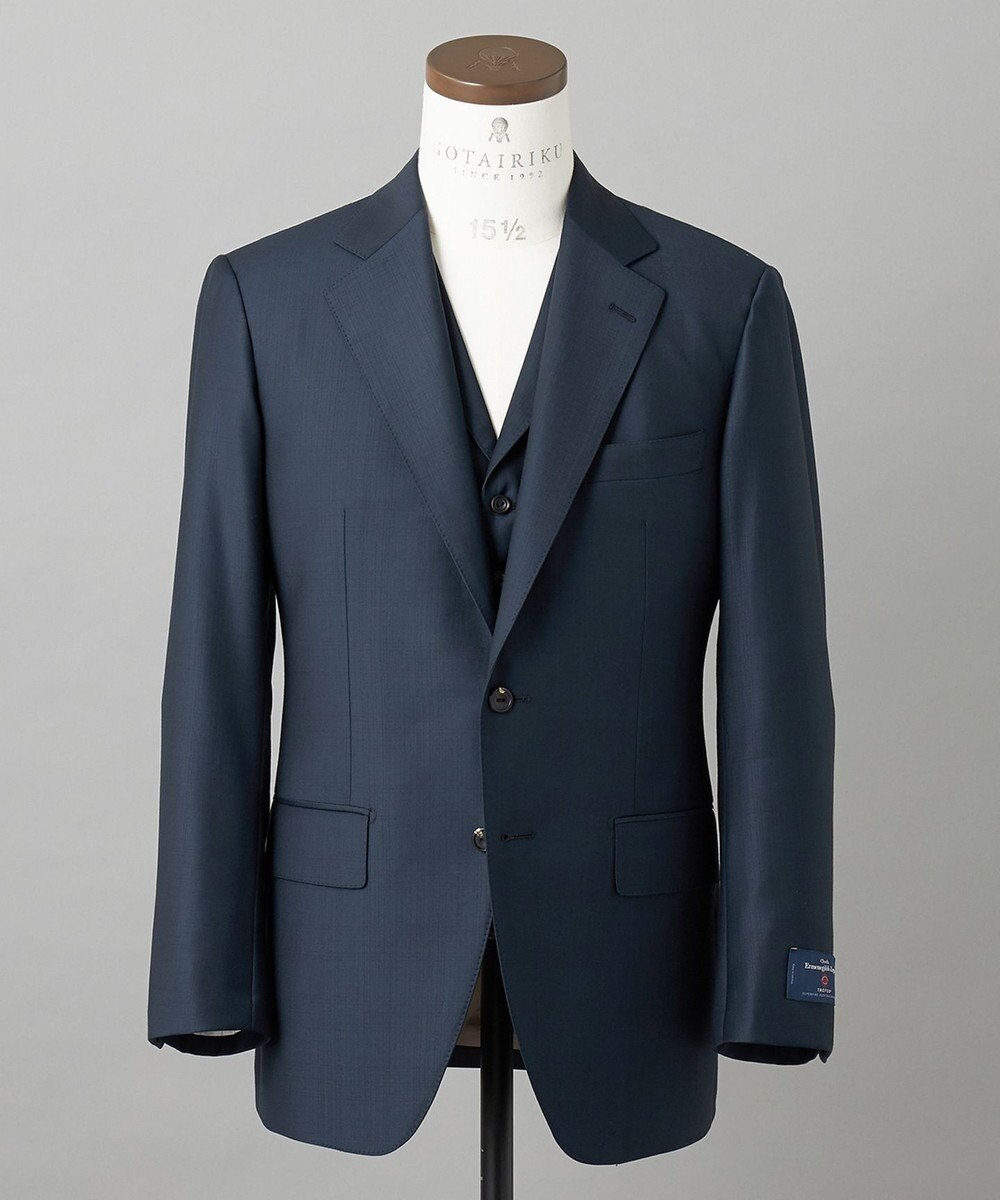 GOTAIRIKU 【ZEGNA/ゼニア】TROFEO/トロフェオ 3ピーススーツ（ダークグリーン） 