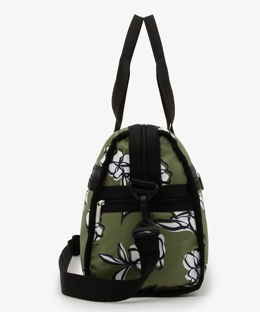 LeSportsac DELUXE MED WEEKENDER/オリーブフローラルシルエット 
