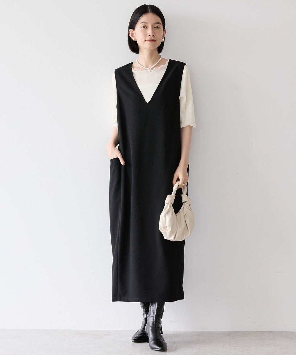 AMERICAN HOLIC Ｖネックコクーンワンピース 