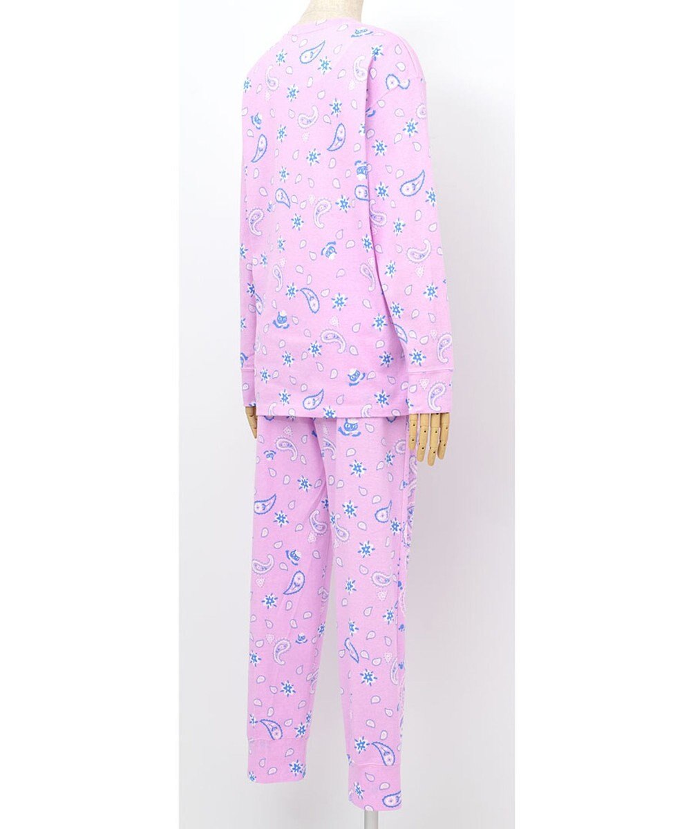 tsumori chisato SLEEP パジャマ　長袖　長ズボン　ルームウエア　綿100%　バンダナ風柄　/ワコール　UDX544 