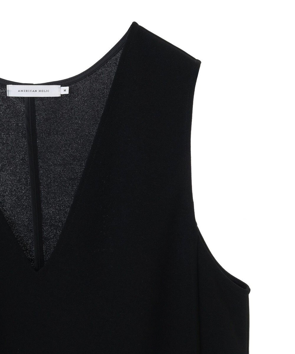 AMERICAN HOLIC Ｖネックコクーンワンピース 