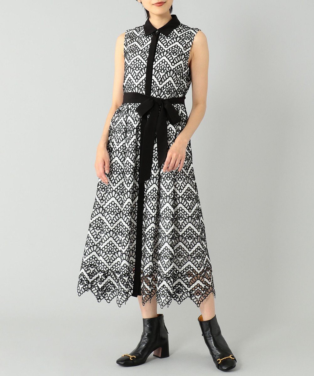 カットワークノースリーブワンピース Grace Continental ファッション通販 公式通販 オンワード クローゼット