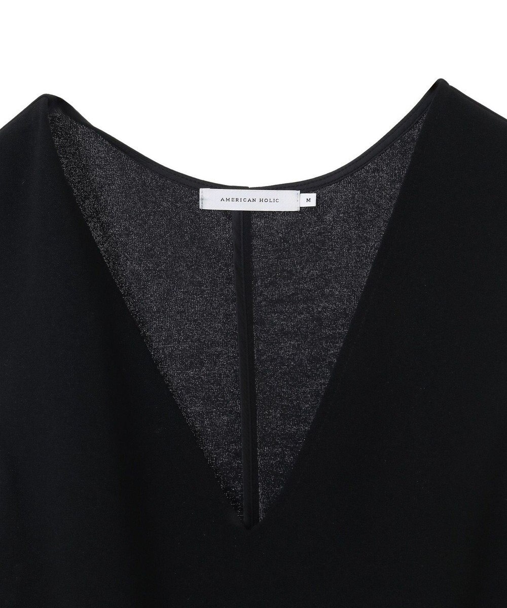 AMERICAN HOLIC Ｖネックコクーンワンピース 