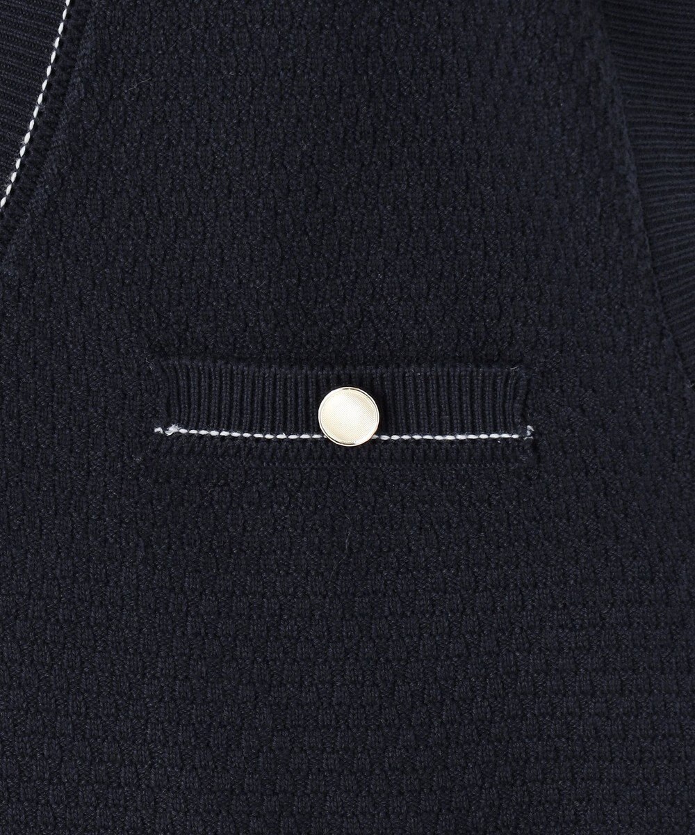 Feroux 【セットアイテム】2WAYリボンタイ ワンピース × ニット ベスト 