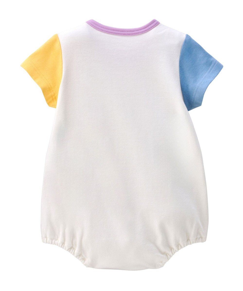 MIKI HOUSE HOT BISCUITS 【70-80cm】【Everyday Series】ワンポイント 半袖ボディシャツ 