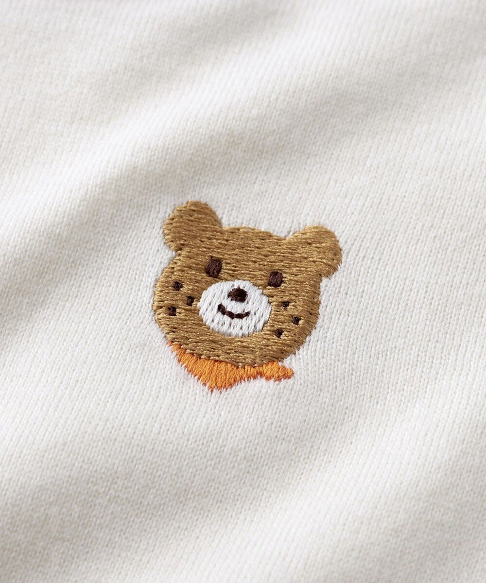 MIKI HOUSE HOT BISCUITS 【70-80cm】【Everyday Series】ワンポイント 半袖ボディシャツ 