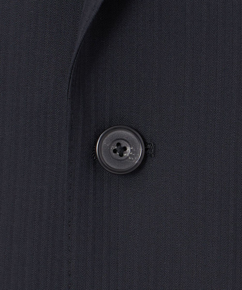 GOTAIRIKU 【御幸毛織】Superio160 ウールカシミヤ スーツ（ブラックストライプ） 