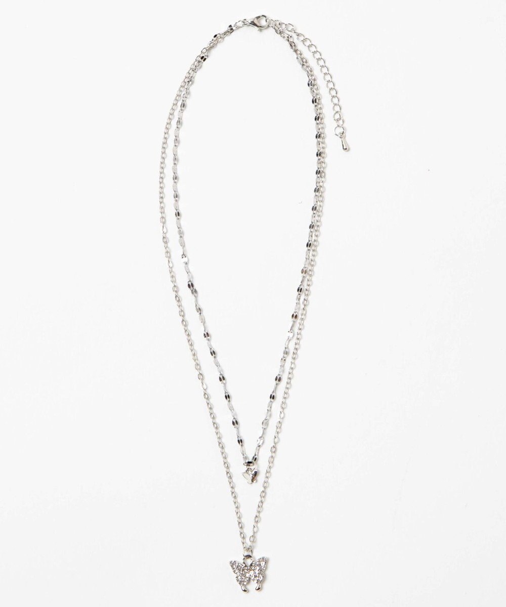 WEGO L2連ムーンキラキラネックレス 