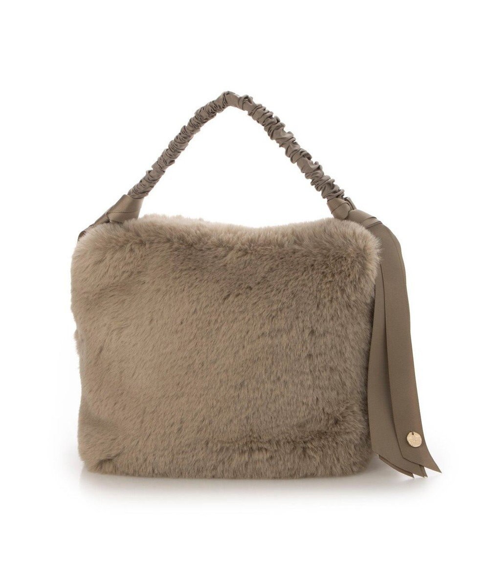 UNBILLION カシュカシュ cachecache / 下がりグログランワンハンドルエコファートート 