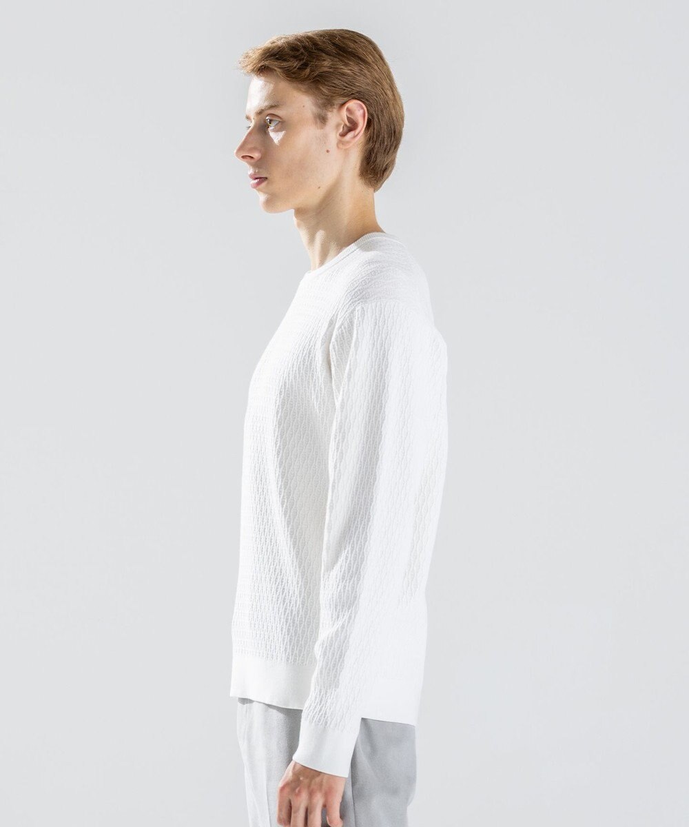 JOSEPH HOMME 【新柄】 ヴィスコースリンクス　クルーネックニット 