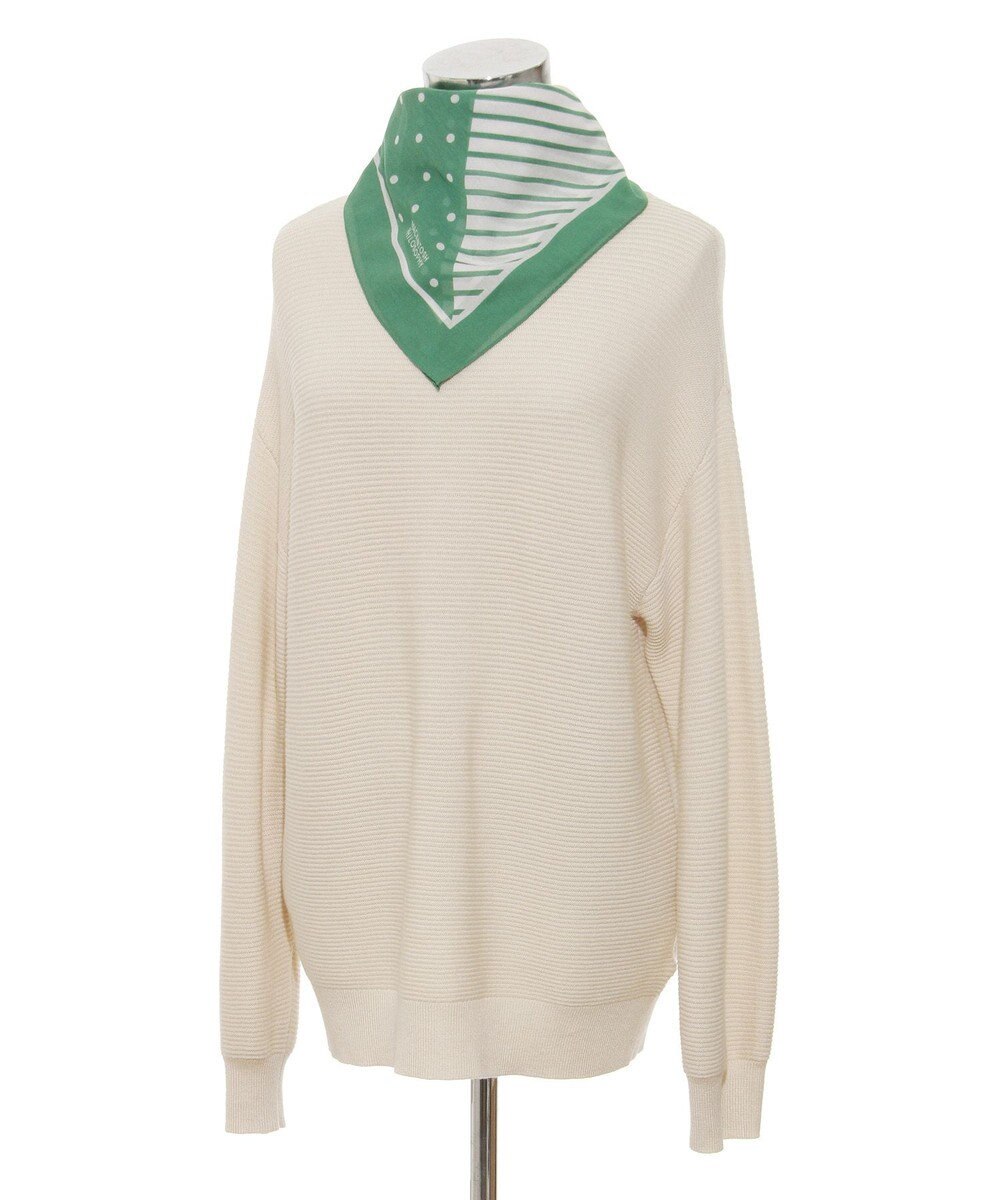 MOONBAT 【洗える/日本製】MACKINTOSH PHILOSOPHY チェックロゴ コットンスカーフ 65cm×65cm 