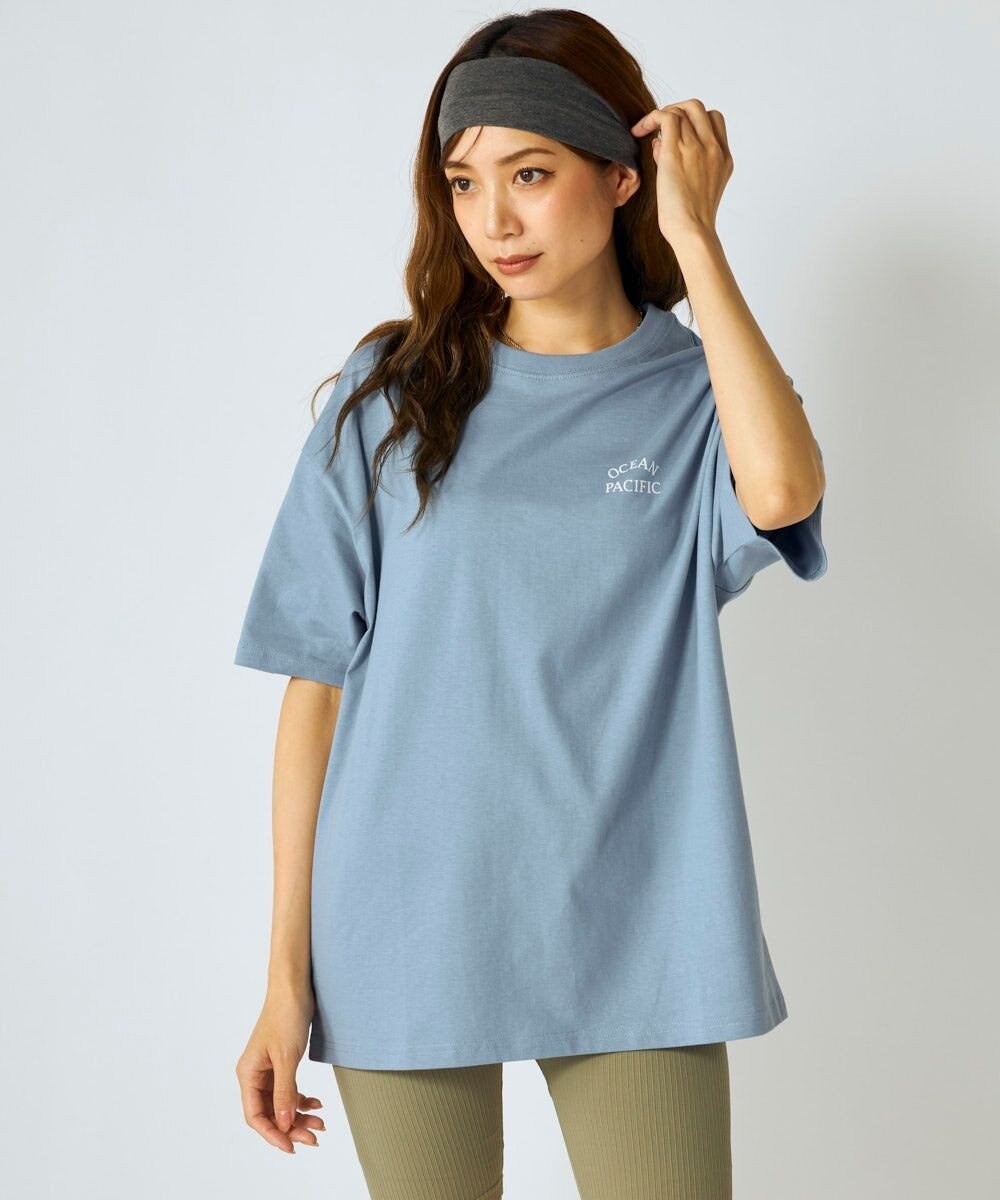 OP／FILA 【Ocean Pacific】タイポグラフィバックプリントTシャツ 