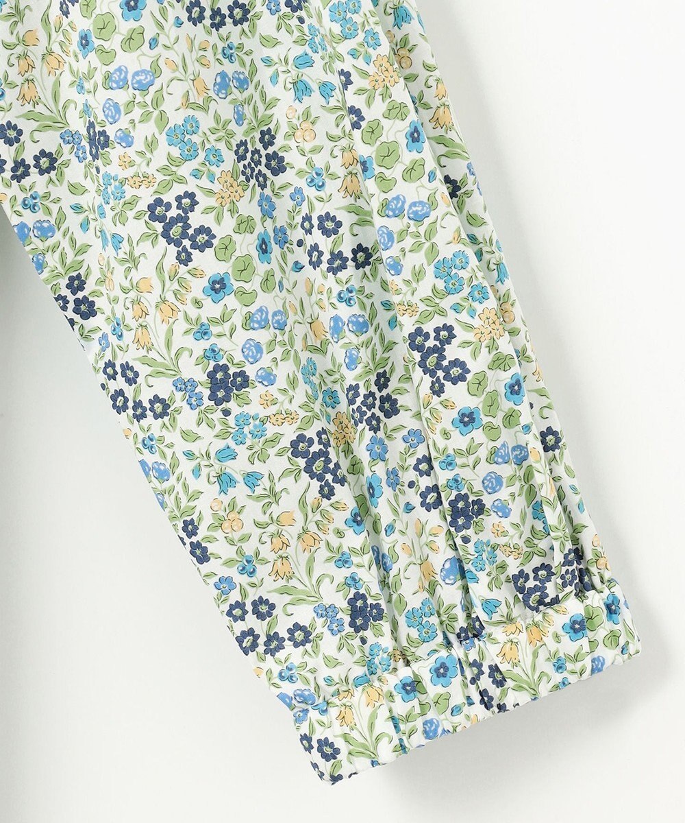 J.PRESS LADIES L 【洗える】Liberty Lilibet＆Hannah Rose スタンドカラー ブラウス 