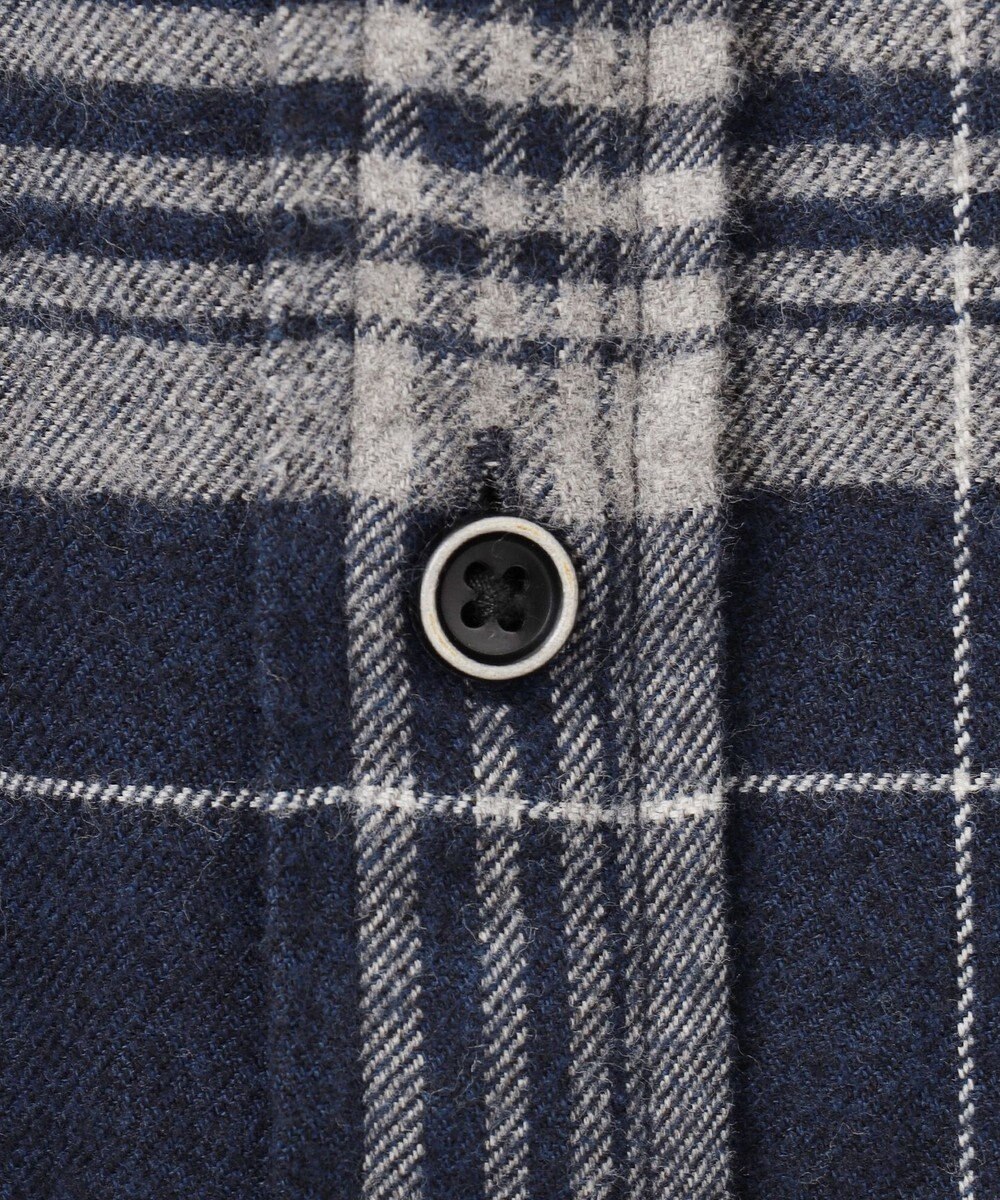 JOSEPH ABBOUD 【オーガニックコットン】ビッグチェック フランネルシャツ 