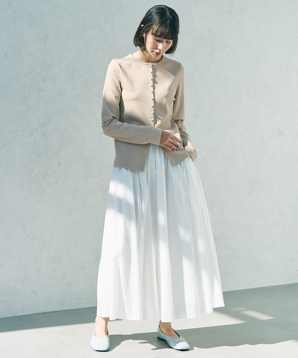 UNFILO コットンローン ボリュームスカート 