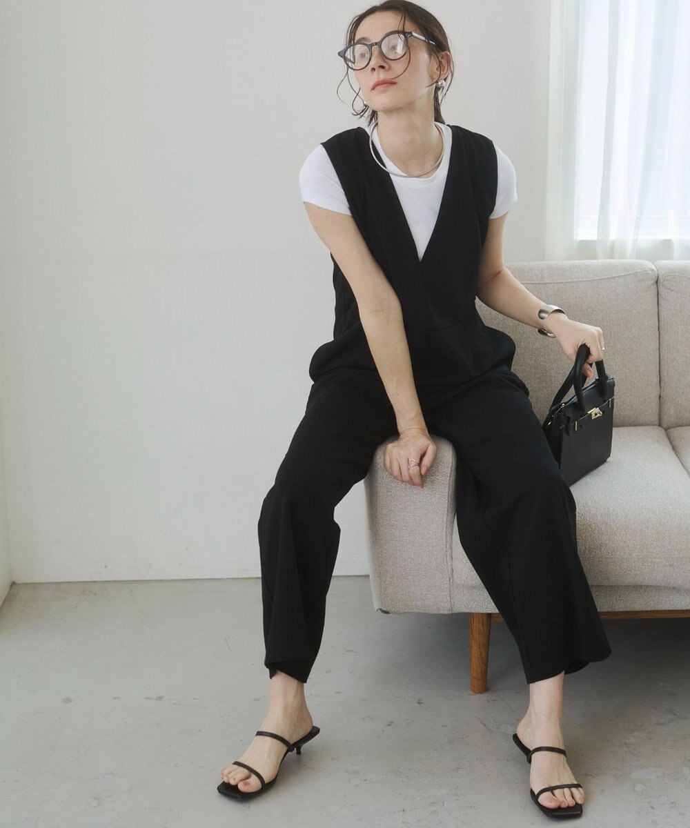 WEGO 【ANGIE VINTAGE】Vネックオールインワン 