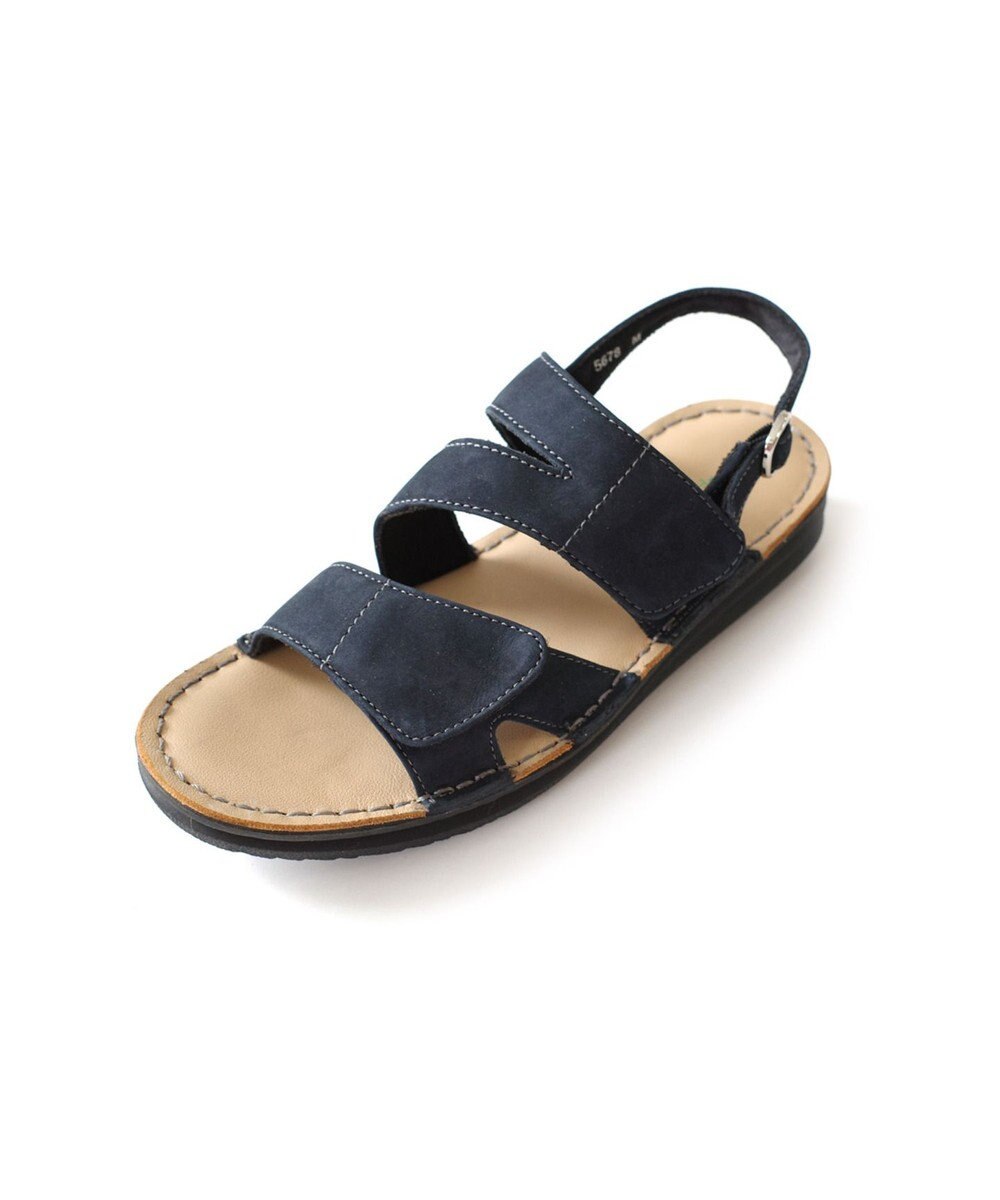 Pointer 本革 甲幅調整 マジックテープ付きサンダル 