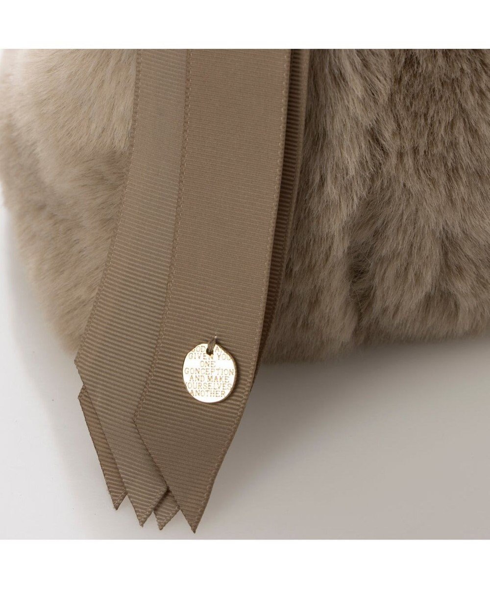 UNBILLION カシュカシュ cachecache / 下がりグログランワンハンドルエコファートート 