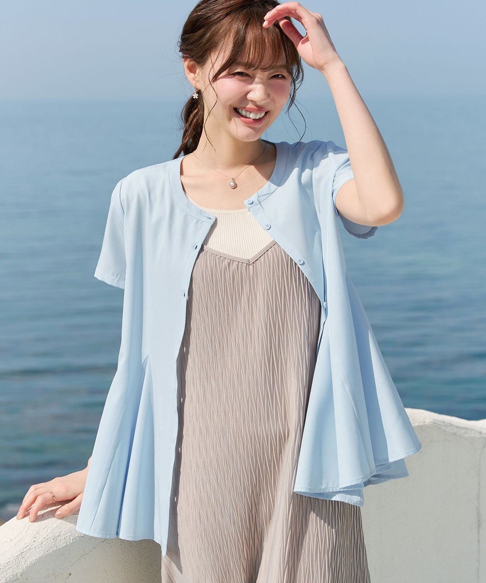 Tiaclasse ボリュームフレアブラウス 