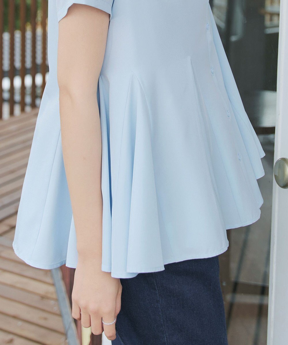 Tiaclasse ボリュームフレアブラウス 