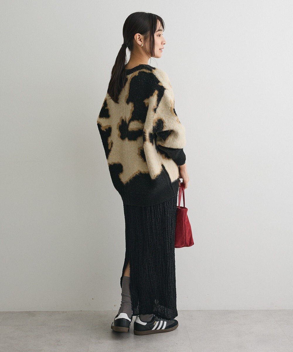 CRAFT STANDARD BOUTIQUE アニマルジャカードニットカーディガン 