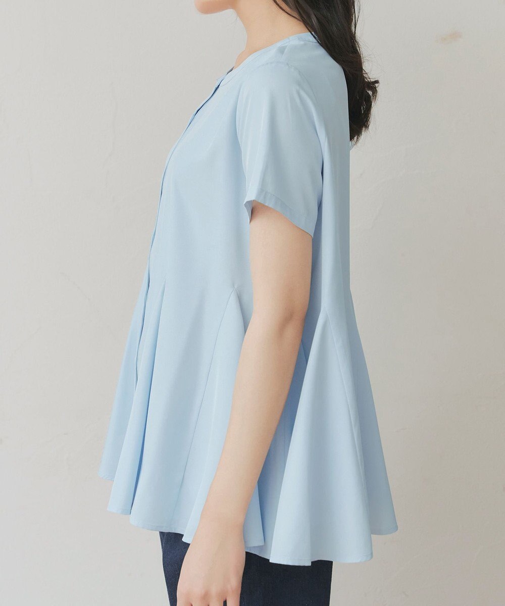 Tiaclasse ボリュームフレアブラウス 