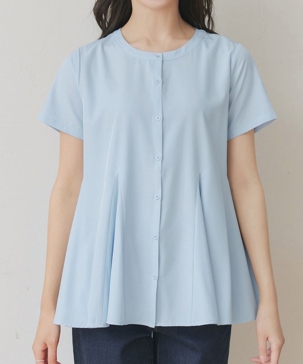 Tiaclasse ボリュームフレアブラウス 