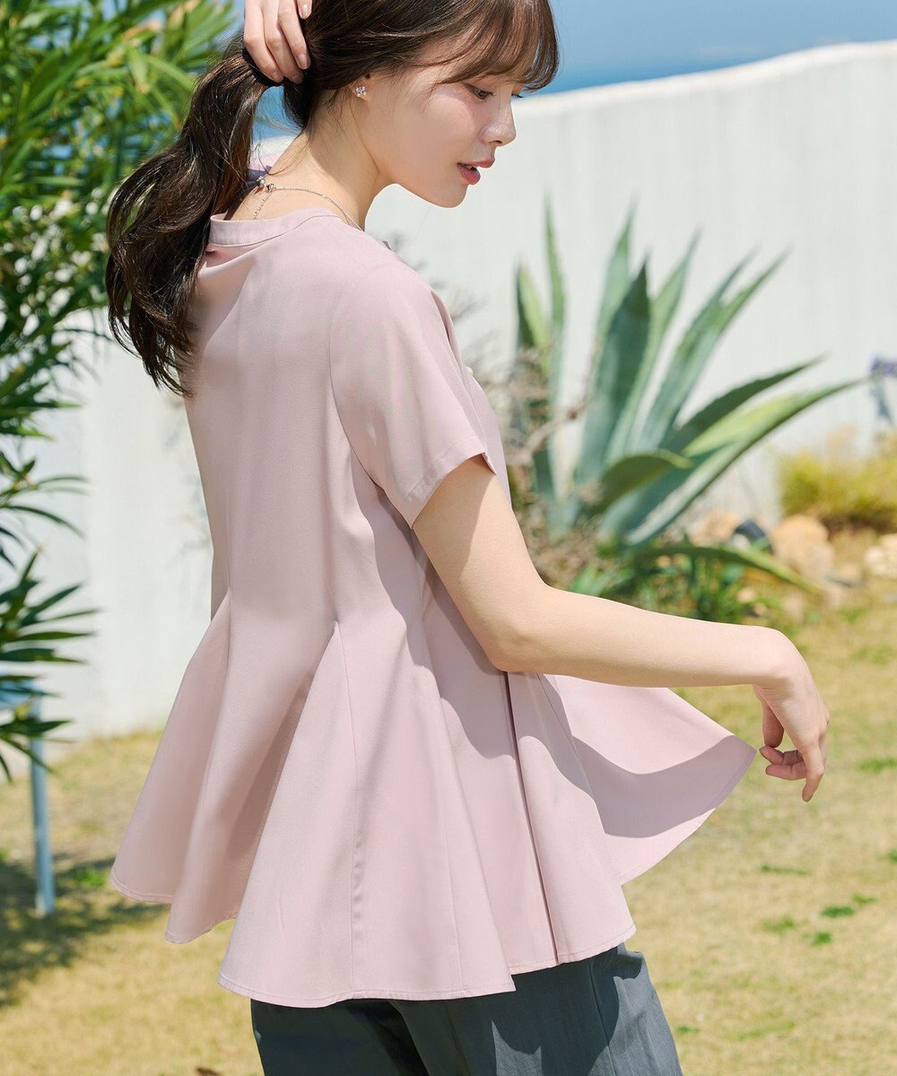 Tiaclasse ボリュームフレアブラウス 