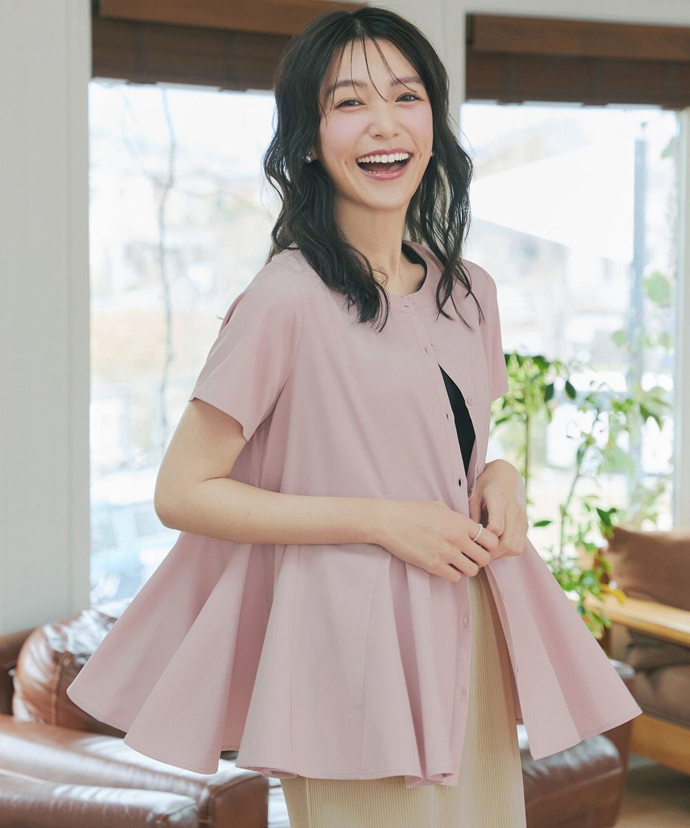 Tiaclasse ボリュームフレアブラウス 