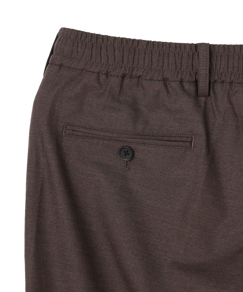 JOSEPH HOMME 新素材【ストレッチ/ウエストゴム仕様】ウール混キャリーマンストレッチ ドロスト付ストレートパンツ / HOVE 