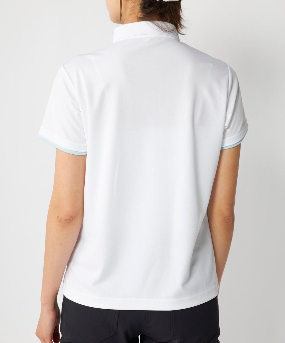 FILA GOLF／marie claire 【Marie claire sports】ロゴ刺繍半袖ポロシャツ 