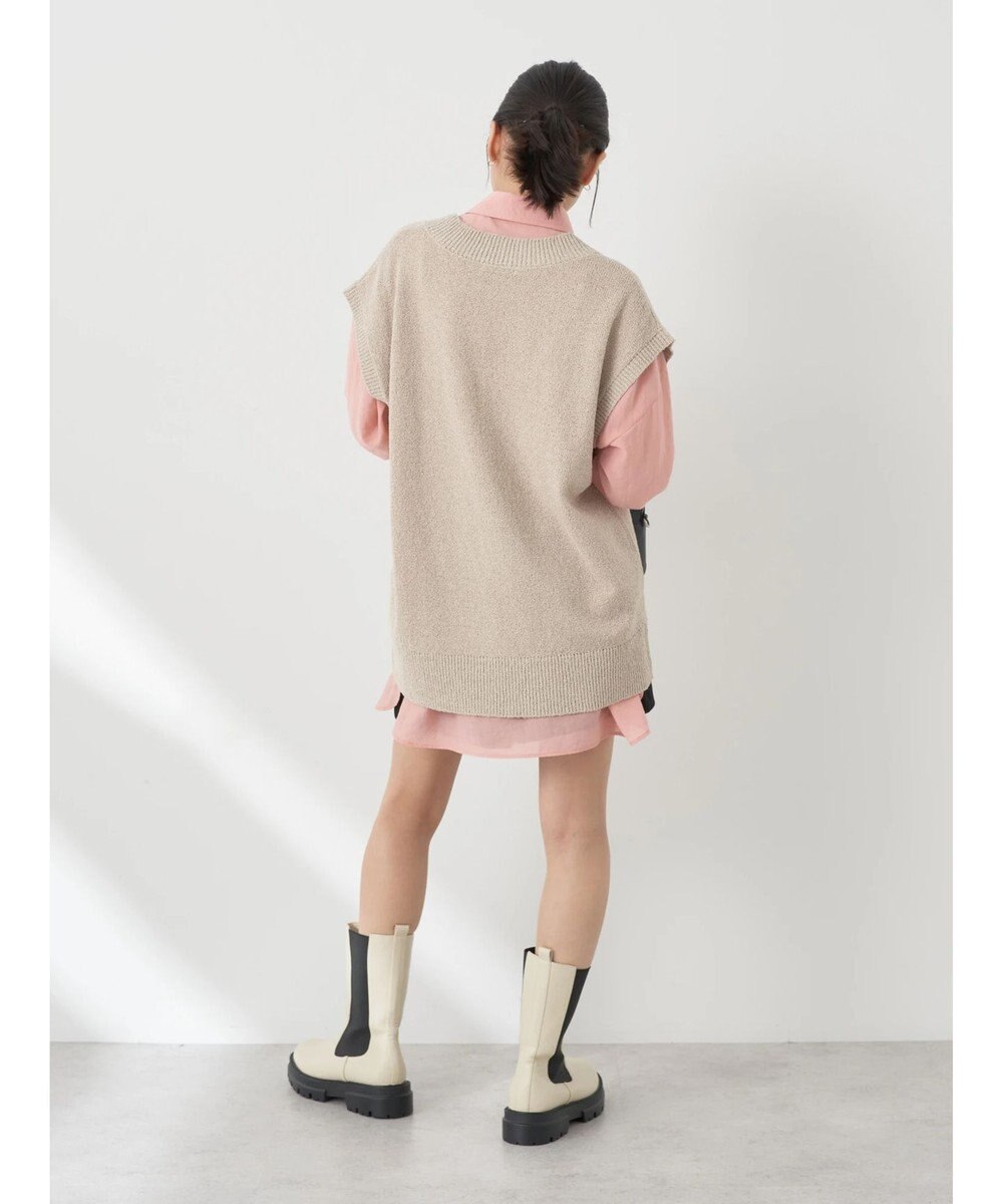 earth music&ecology ミニブークレＶネックベスト 