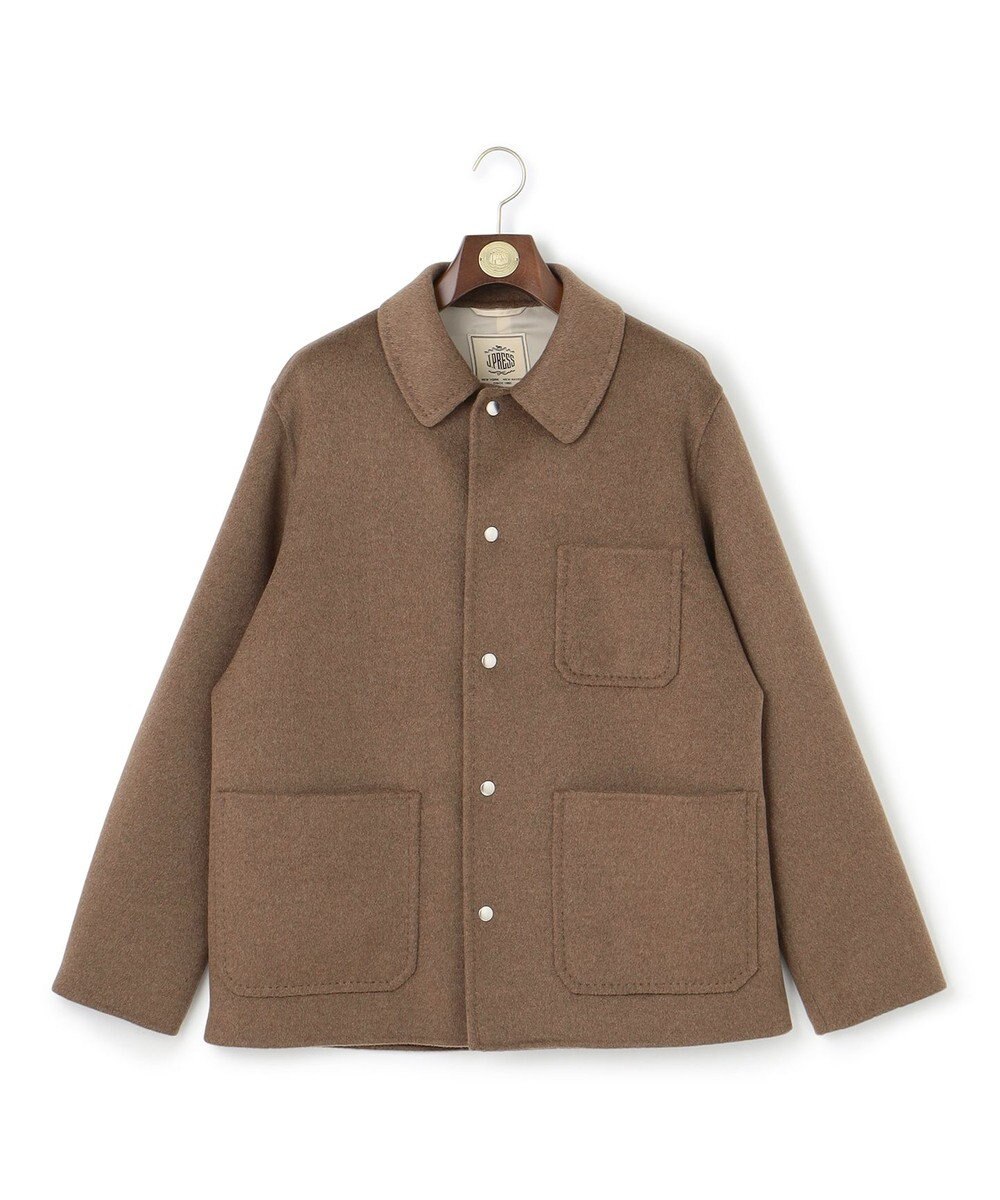 J.PRESS MEN 【WEB限定カラー有】カシミアWフェイス 3パッチ カバーオール 