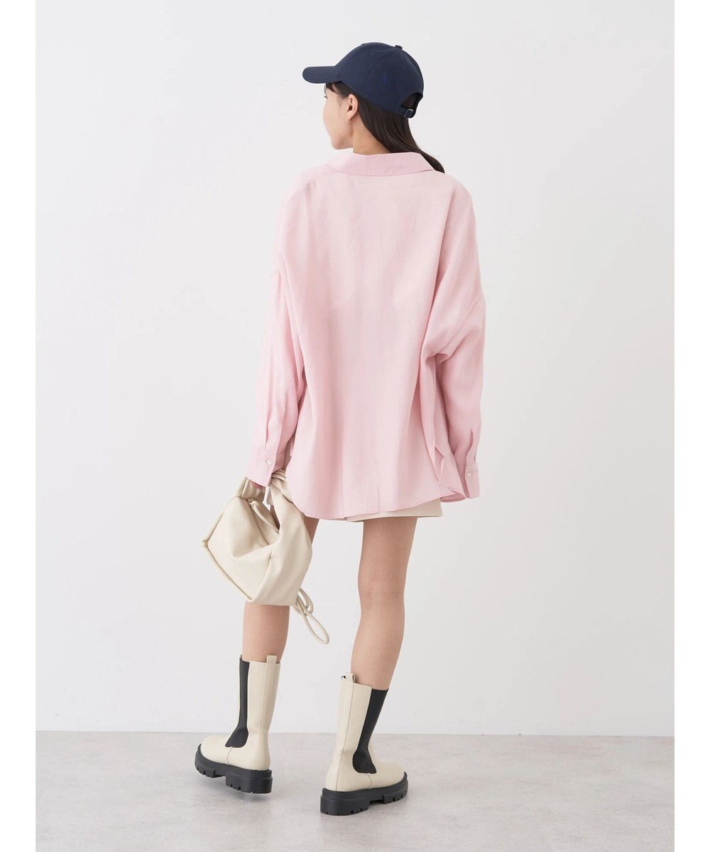 earth music&ecology ドロスト羽織シャツ 