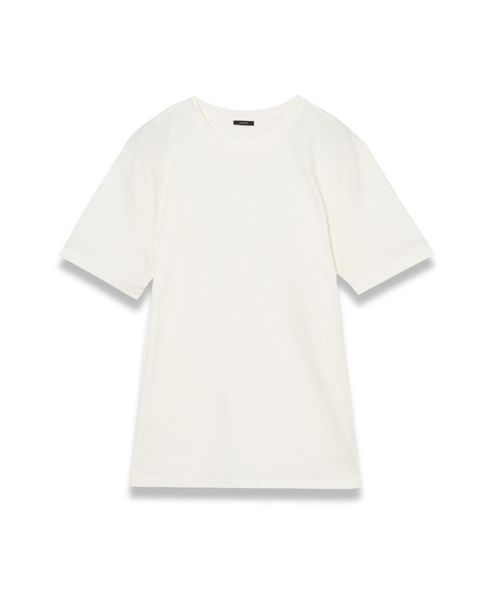 JOSEPH 【洗える】コットンシルク　ジャージーティーシャツ 