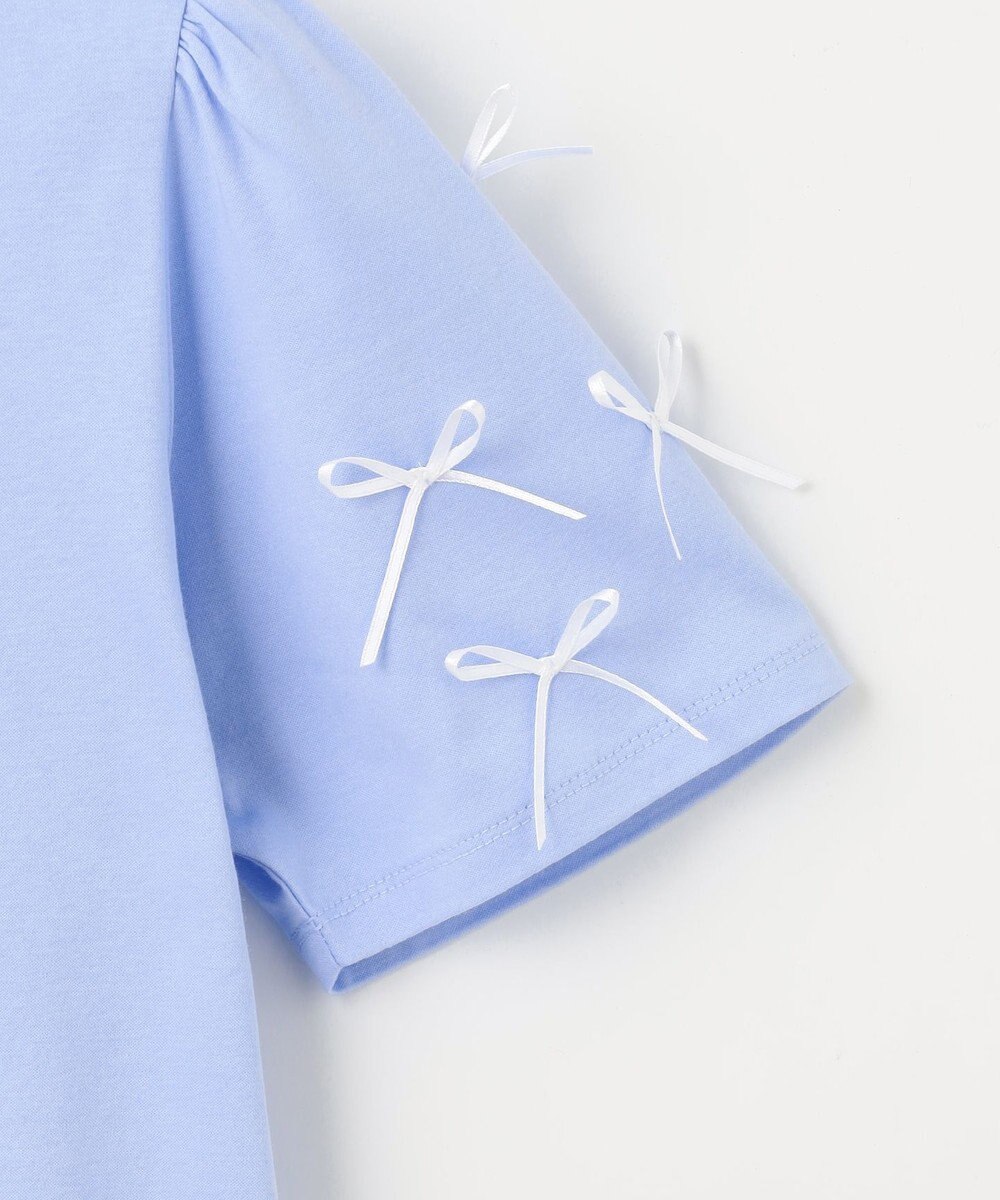 Feroux 【UVケア】ランダムリボンスリーブ Tシャツ 