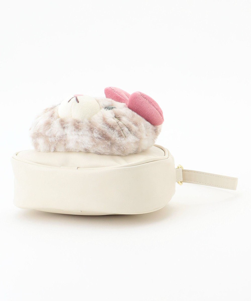 ANY KIDS ふわふわネコポシェット 