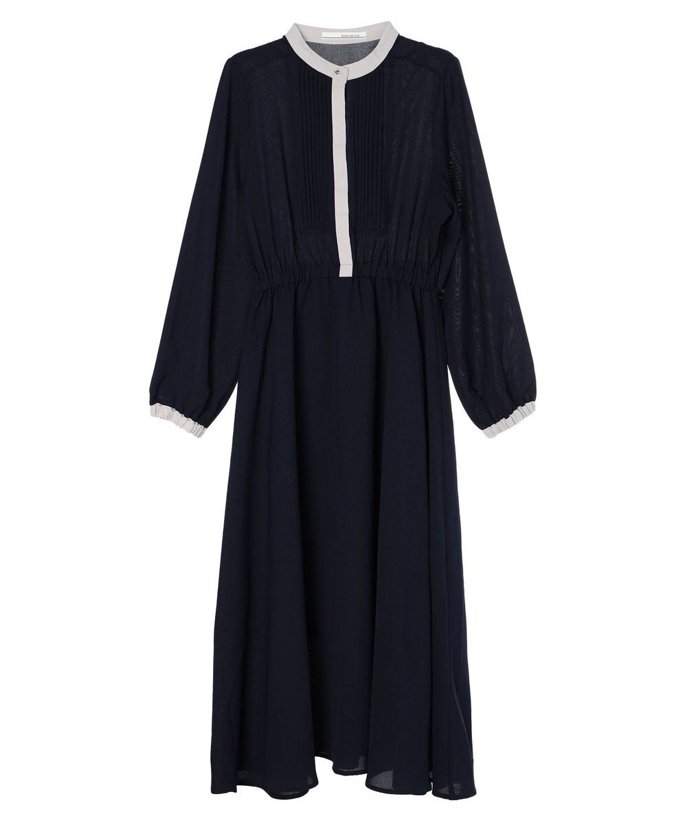 Green Parks ・ＥＬＥＮＣＡＲＥ　ＤＵＥ　バイカラーピンタックワンピ 