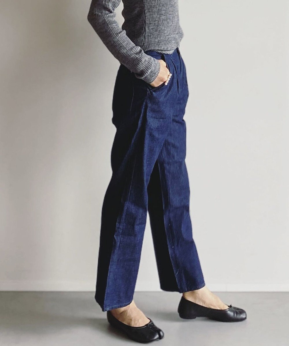 woadblue ＜坪田あさみさんコラボ＞EMMA エマ デニムパンツ 