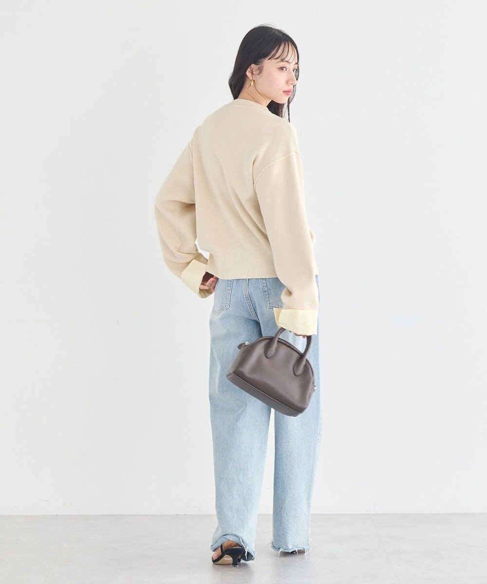 earth music&ecology フェイクレイヤードカーディガン 