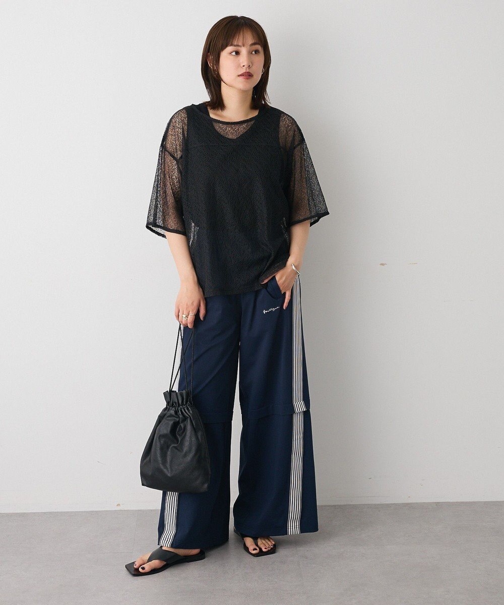 CRAFT STANDARD BOUTIQUE レースワイドTブラウス 