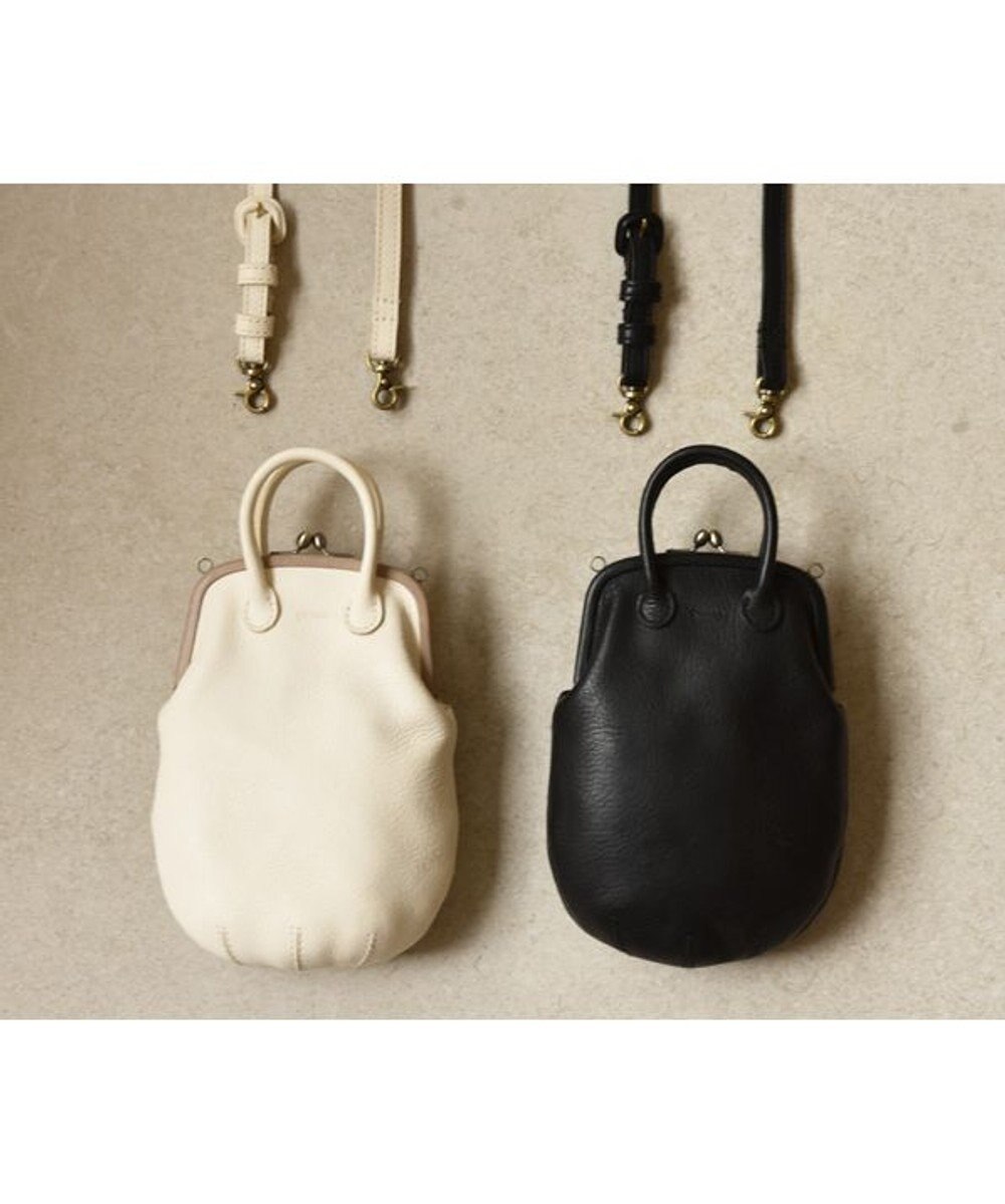 genten ミネルヴァキッコ 口金ショルダーバッグ 