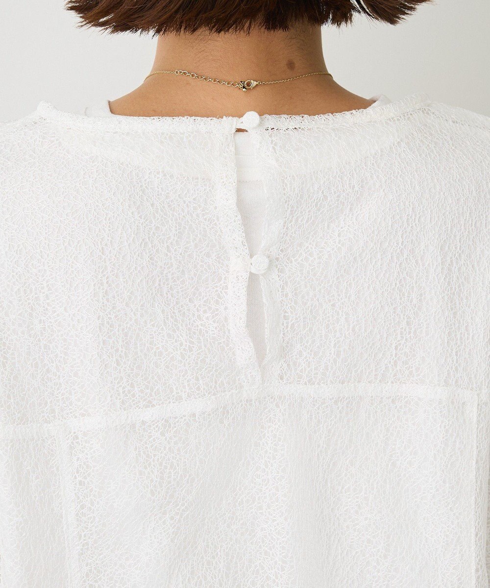 CRAFT STANDARD BOUTIQUE レースワイドTブラウス 