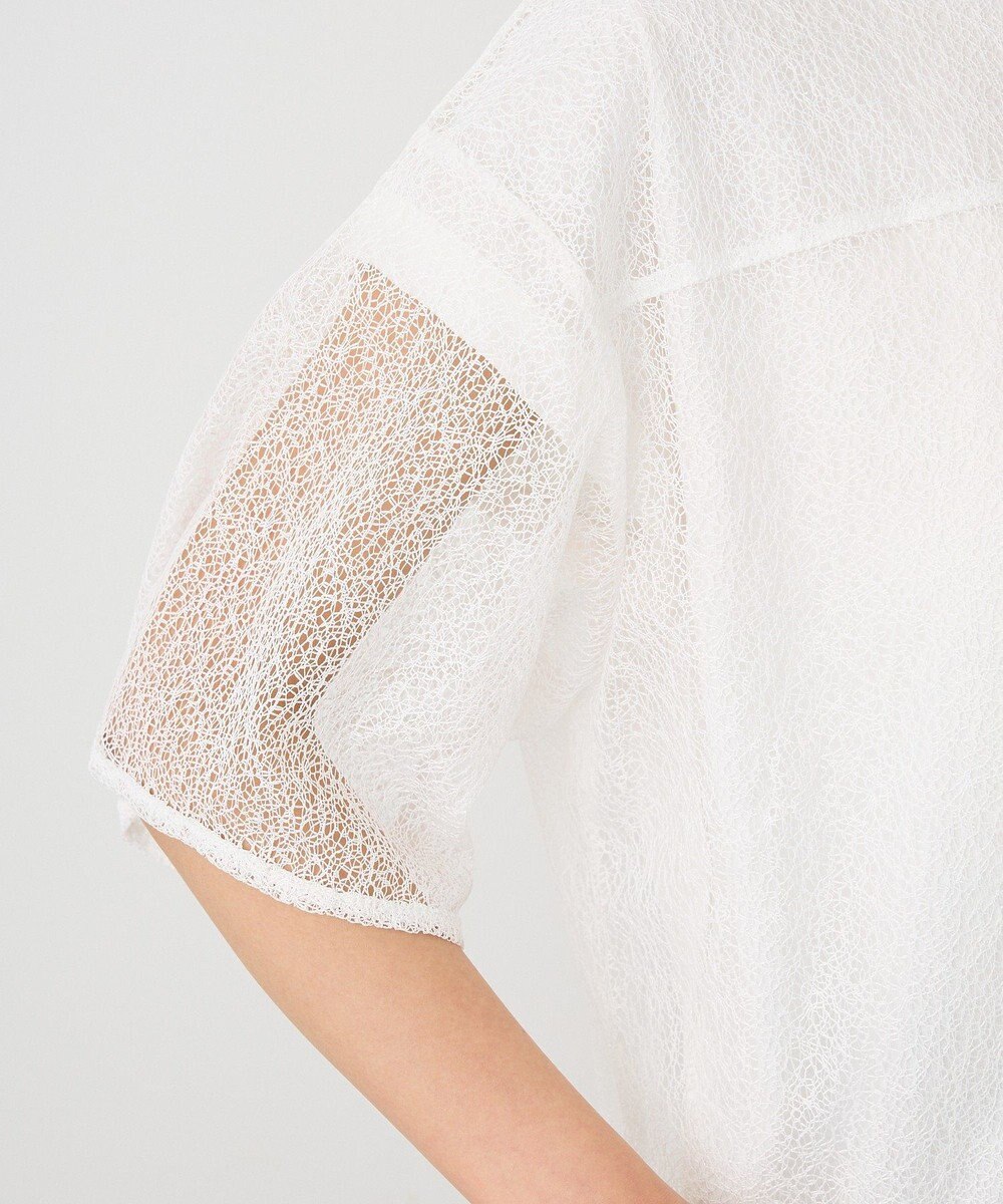 CRAFT STANDARD BOUTIQUE レースワイドTブラウス 