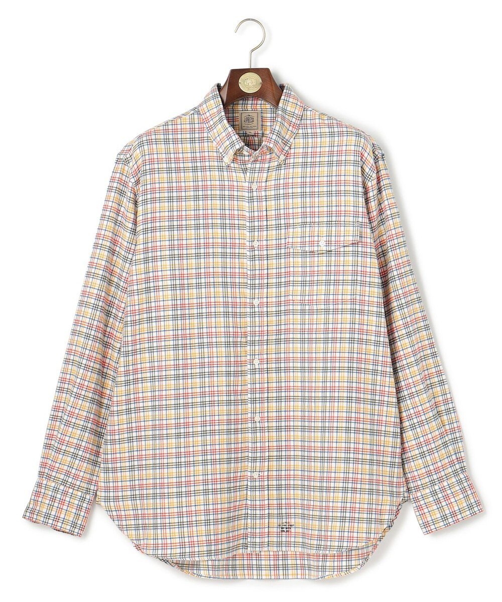 J.PRESS MEN 【KING SIZE】テンセルミックスコットンネルシャツ / B.D. 