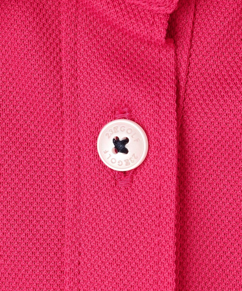 23区GOLF 【WOMEN】エイトロックカノコ カラーポロシャツ 