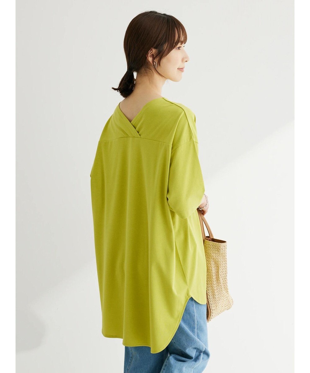 Green Parks 接触冷感バックカシュクールチュニック 