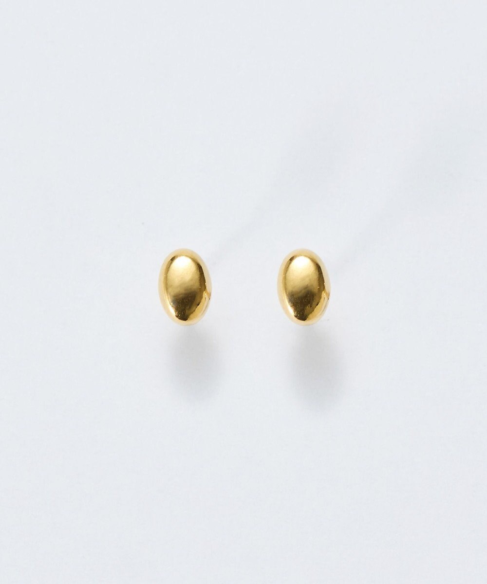 Phoebe 【金属アレルギー対応】メタルビーンズピアス　ゴールド/サージカルステンレス 