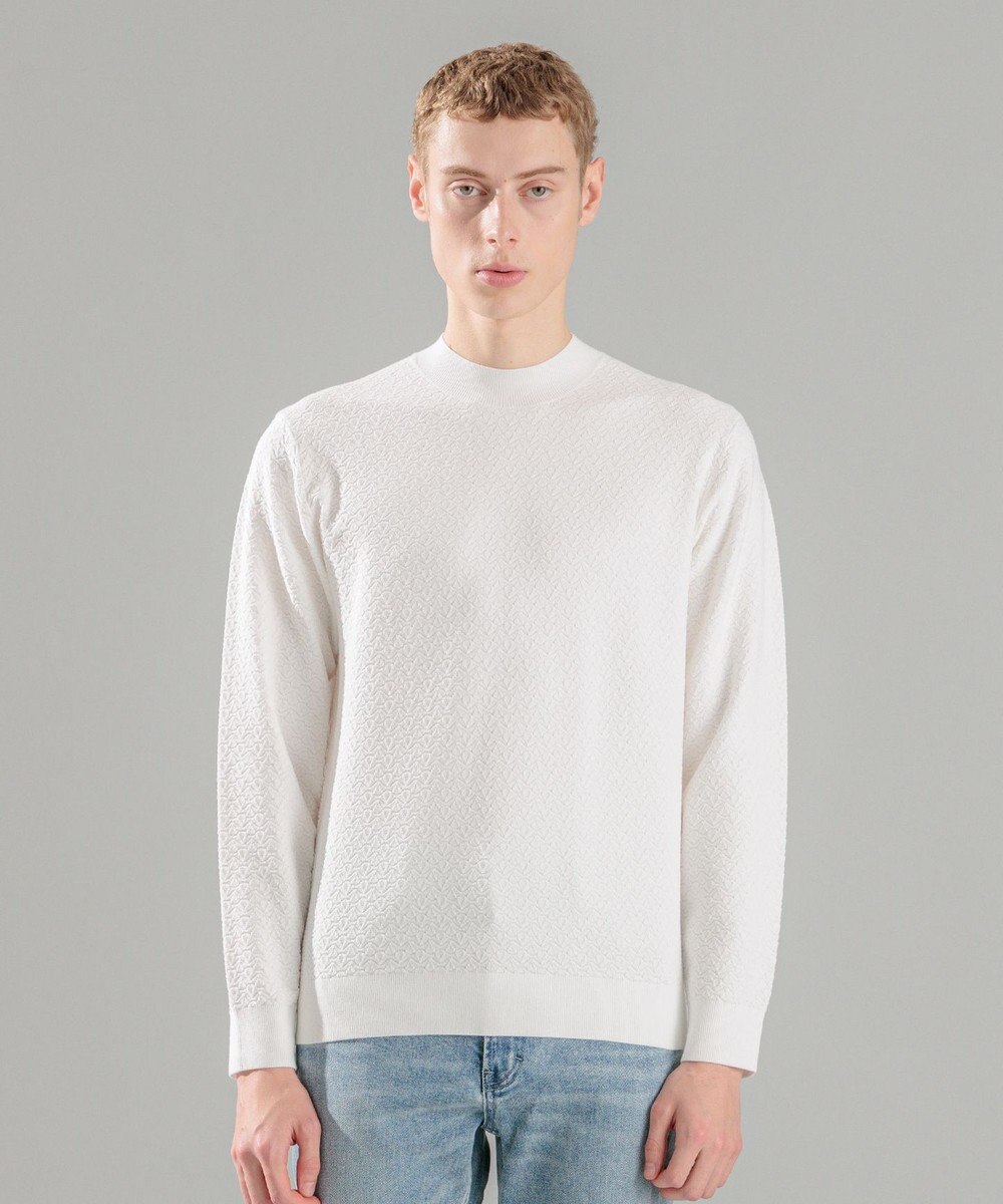 JOSEPH HOMME 新型【洗える】ヴィスコースリンクス　モックネックニット 